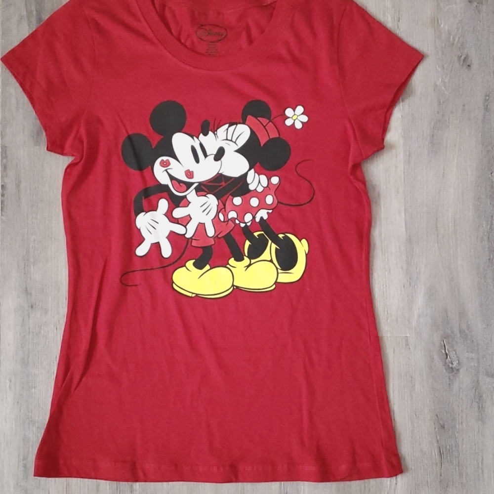 Mickey and Minnie Mouse together